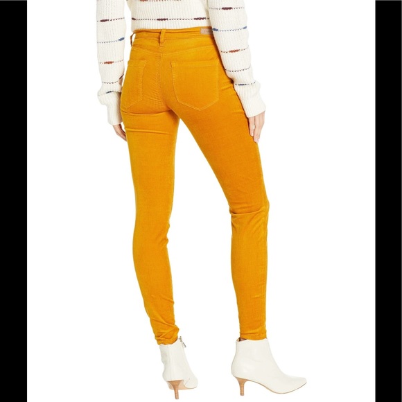 NWT BLANK NYC Bond Corduroy Jeans Marigold 26 - Picture 3 of 7